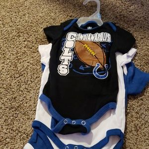 3 indianapolis colts onesies